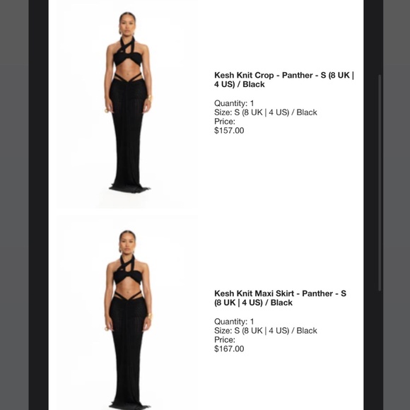 BBX BRAND TWO PIECE SKIRT SET - SIZE S (WORN ONCE) - Picture 10 of 16